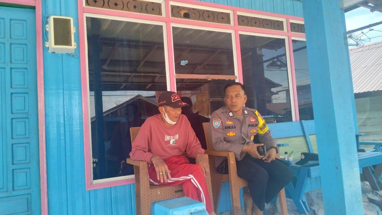 Polsek Katingan Tengah Sambang Kamtibmas