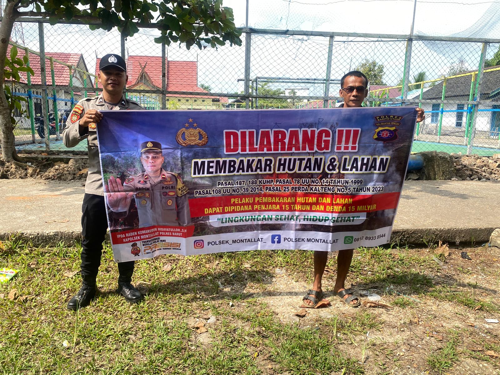 Polsek Montallat Gelar Sosialisasi Karhutla Untuk Meningkatkan Kesadaran Masyarakat