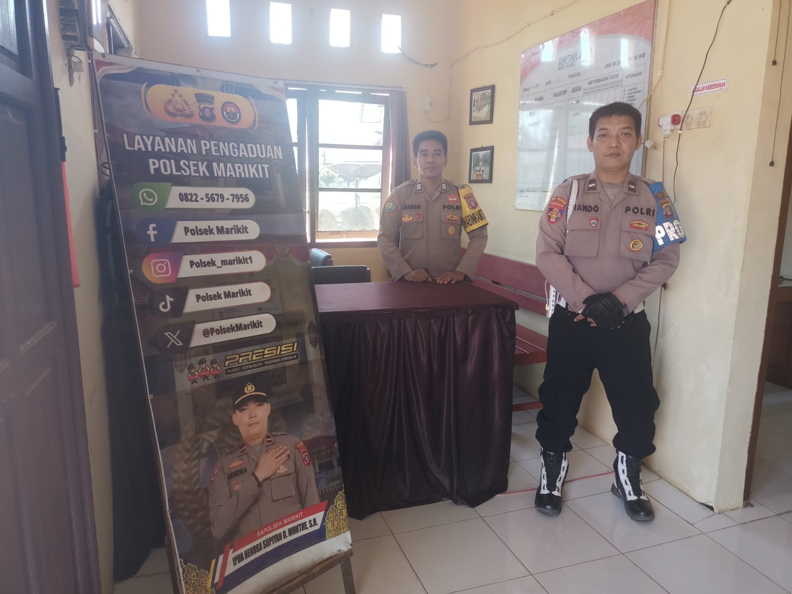 Peran Sentral Piket Mako dalam Memelihara Sitkamtibmas di Polsek Marikit