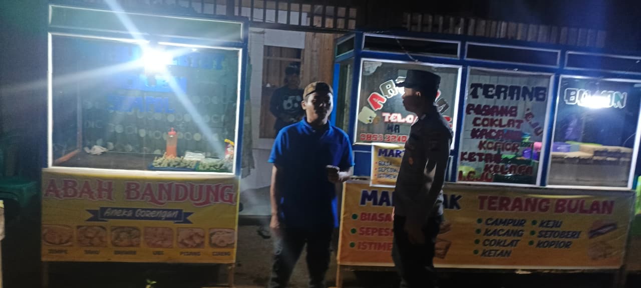 Personil Polsek Lamandau Sambang Ke Pedagang