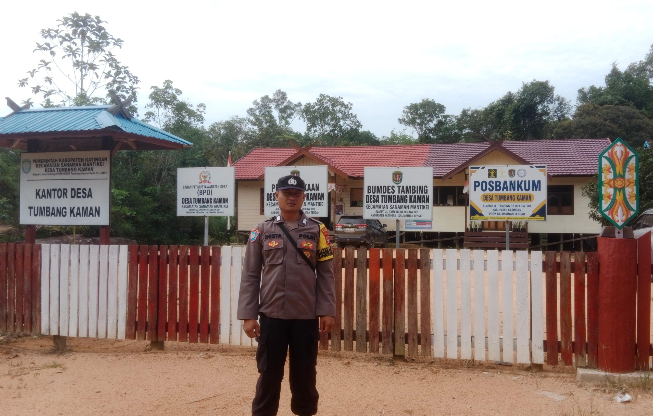 Giat Patroli Dialogis dilaksanakan oleh Personel Polsek Sanaman Mantikei untuk menciptakan Kamtibmas yang Aman