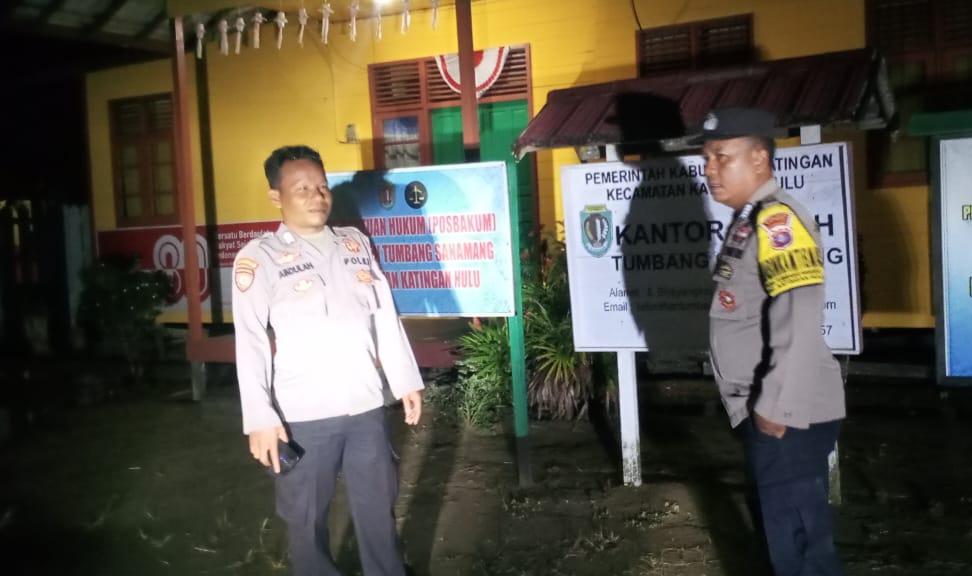 ‎Ciptakan rasa Aman Polsek Katingan Hulu melaksanakan kegiatan Patroli Dialogis di Wilayah Kec. Katingan Hulu, Kab. Katingan.