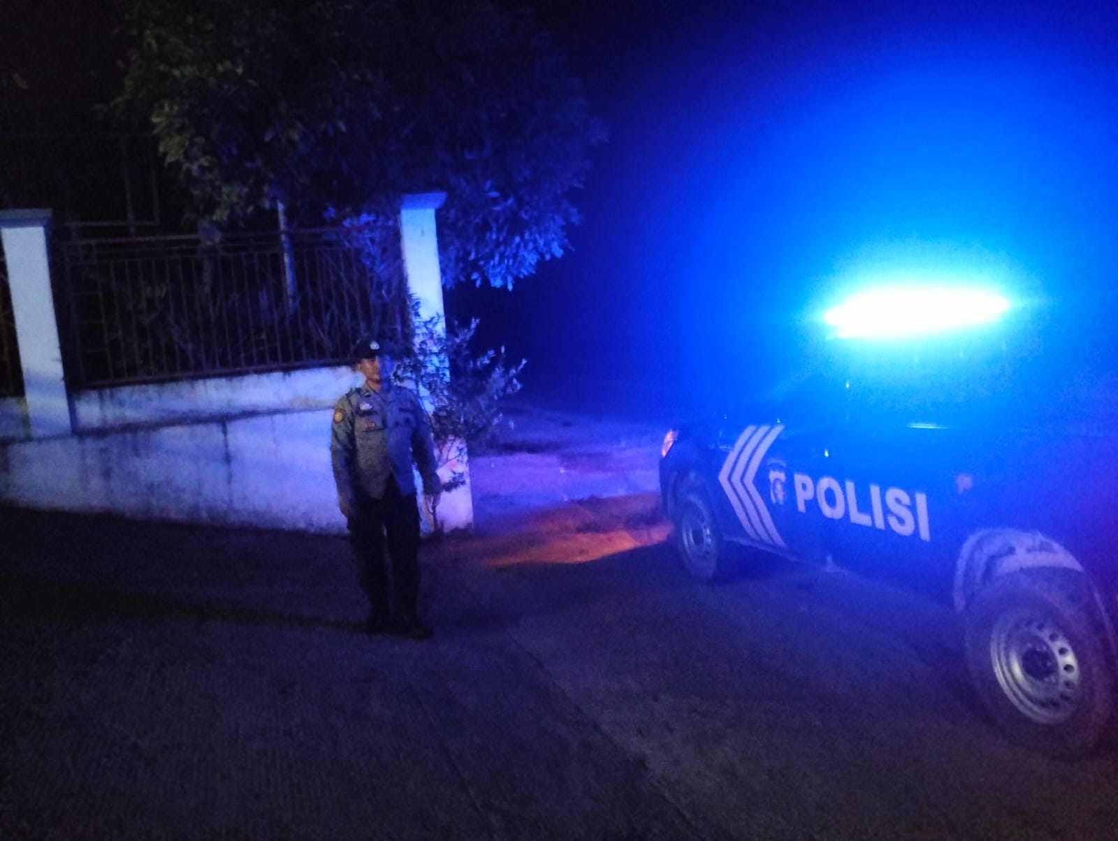 Personil Piket Patroli di Wilkum Polsek Sematu Jaya