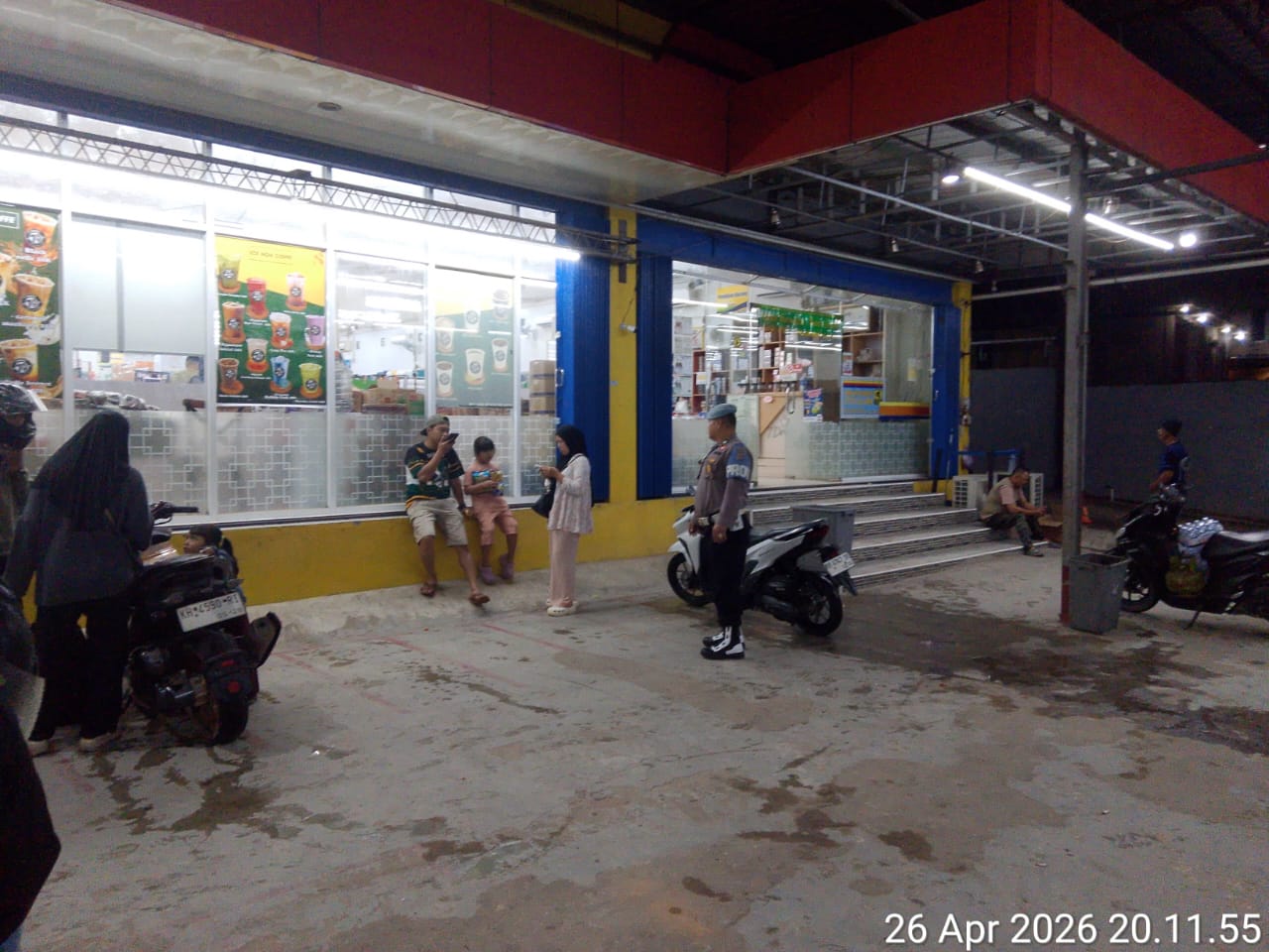 Patroli Polsek Bulik Sambangi Toko Modern, Cegah Aksi Kejahatan