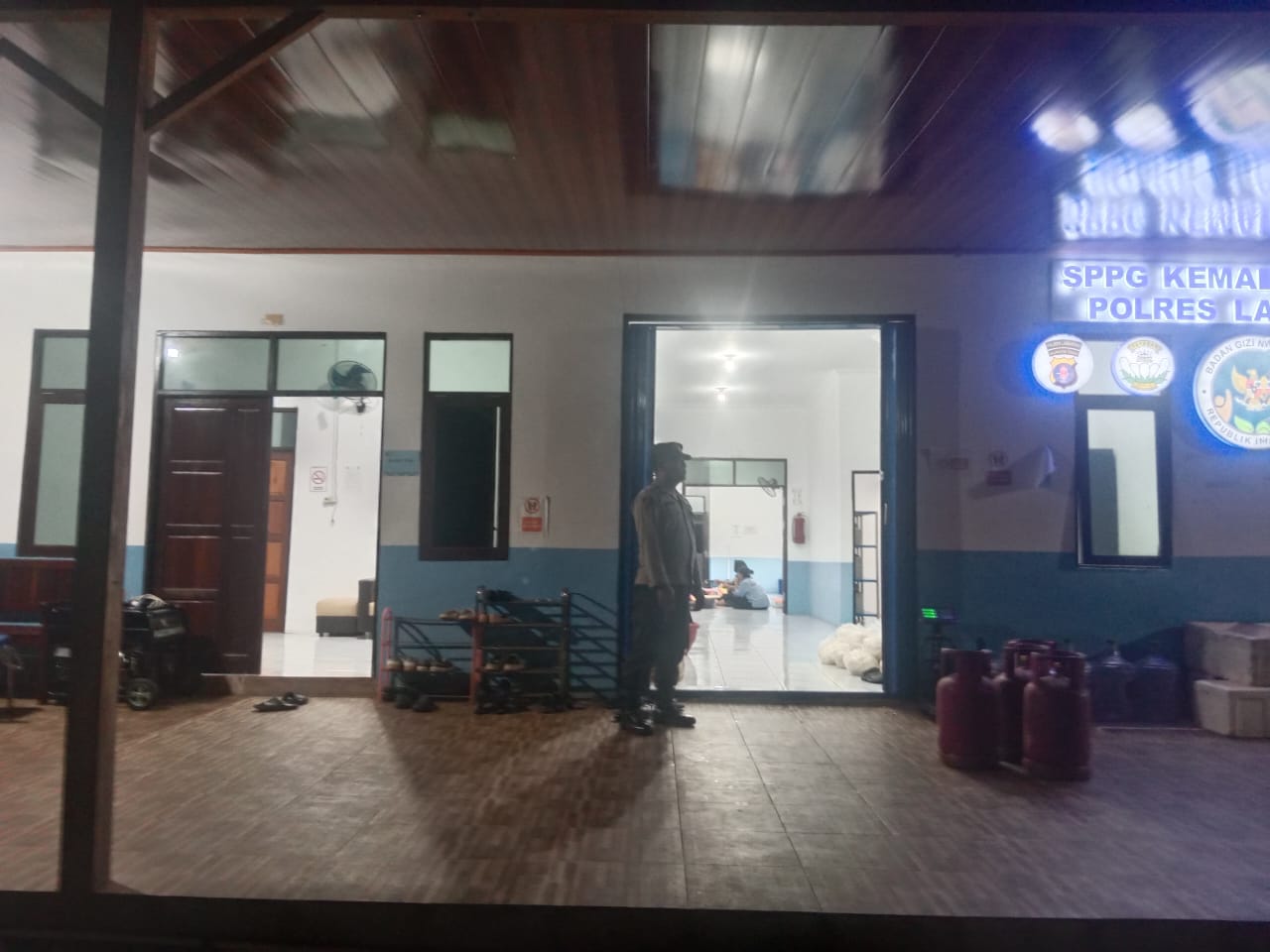 Personel Piket Polsek Bulik Sambangi dan Laksanakan Patroli di SPPG Kemala Presisi