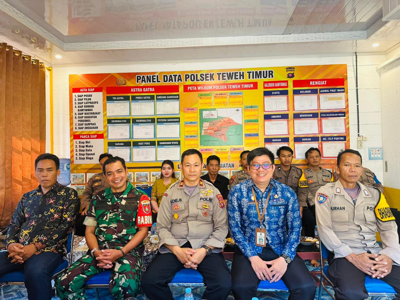Kapolsek Teweh Timur Ikuti Zoom Meeting Antisipasi El Nino, Perkuat Sinergi Cegah Karhutla di Barito Utara