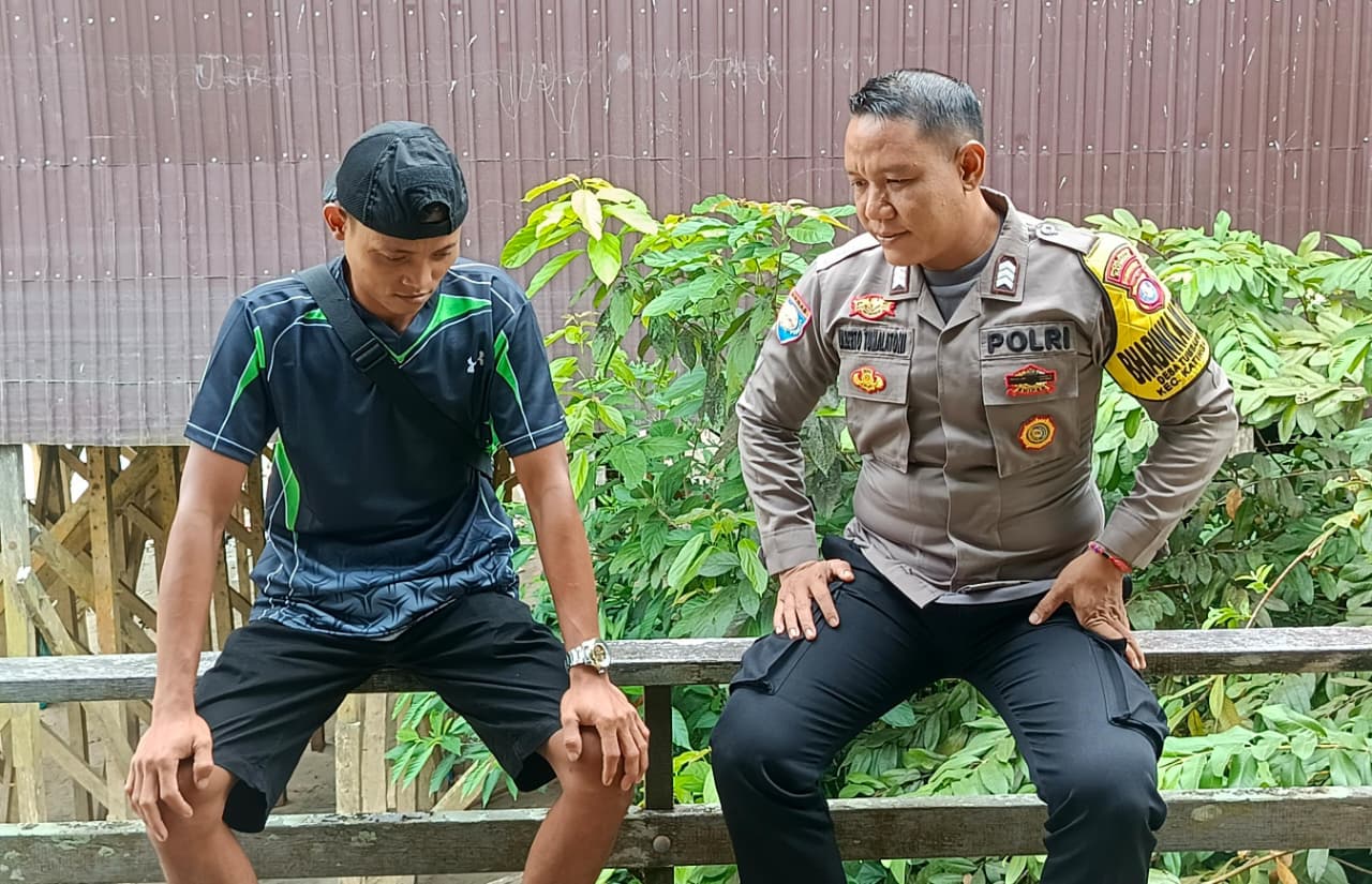 ‎BHABINKAMTIBMAS POLSEK KATINGAN HULU SAMBANGI WARGA.