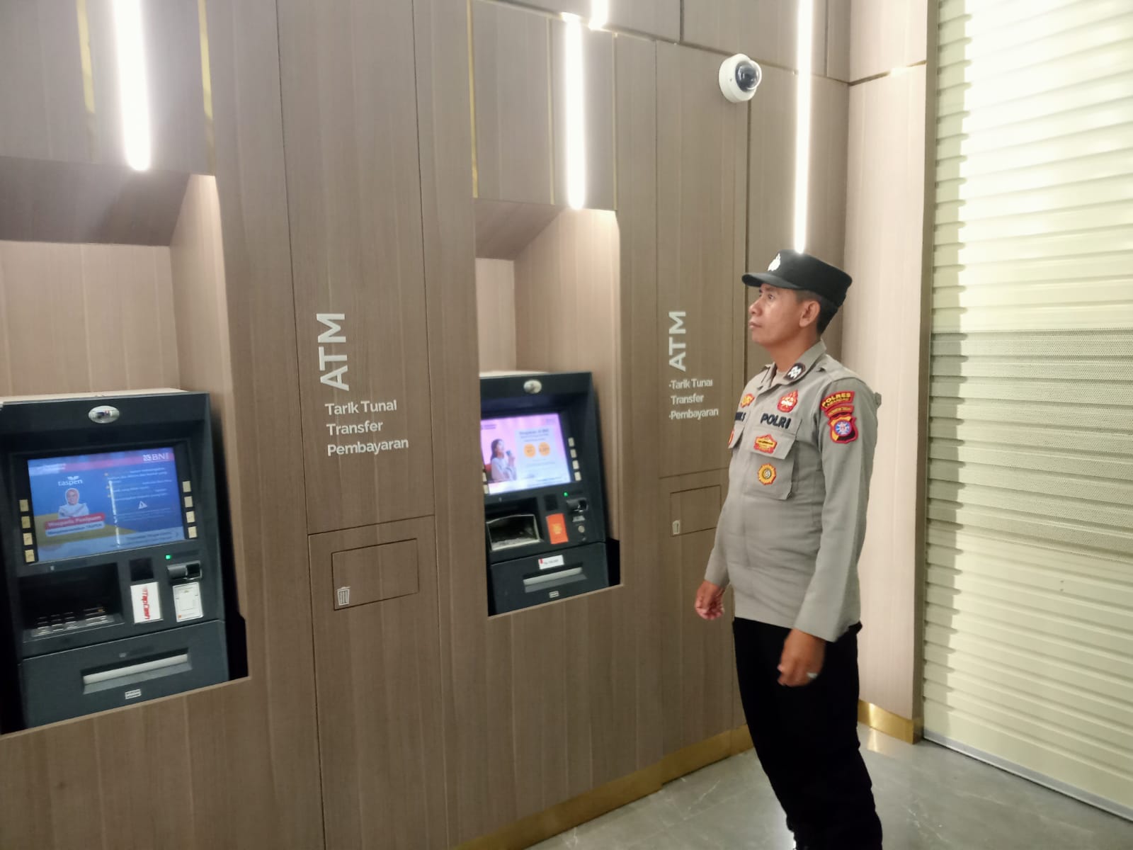 Cegah Gangguan Kamtibmas, Piket Polsek Bulik Patroli ATM