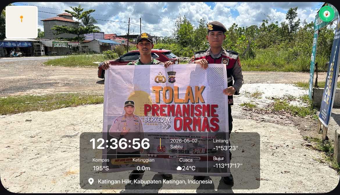 Personel Samapta Laksanakan Sosialisasi Tolak Premanisme di Lingkungan Masyarakat.