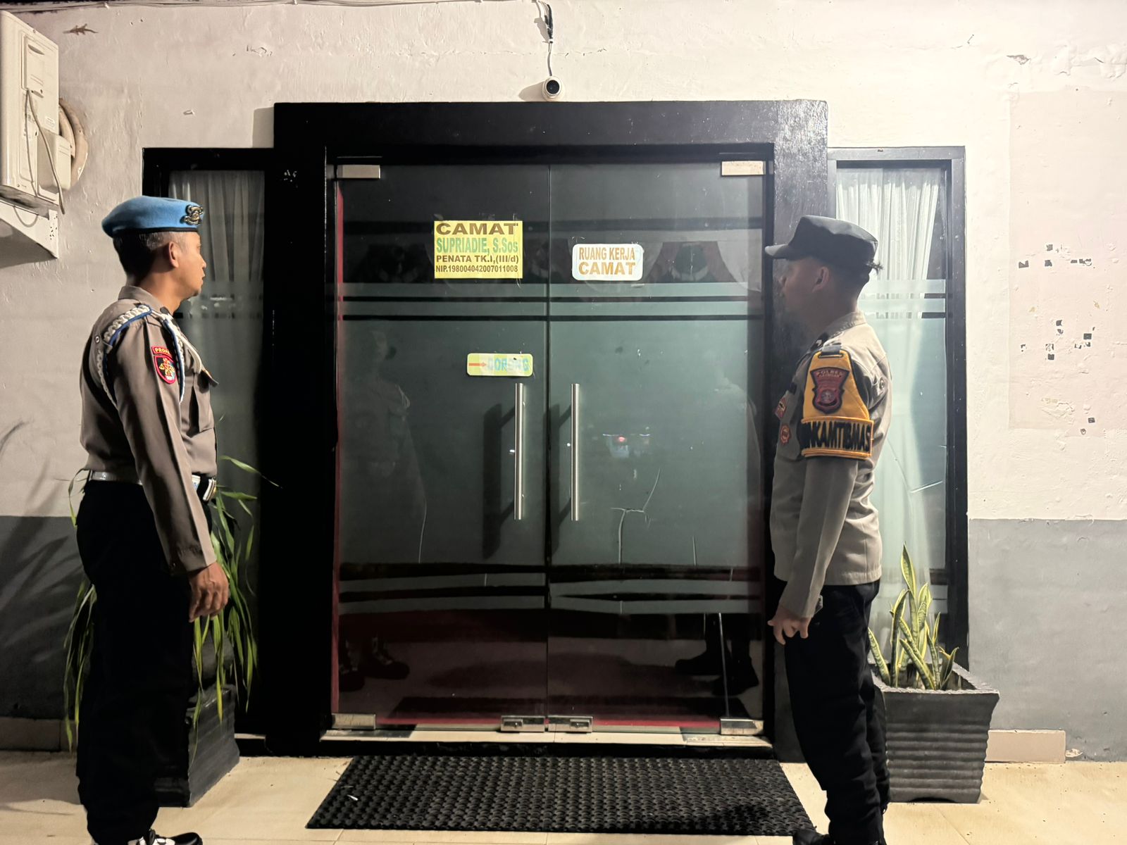Jaga Kamtibmas, Polsek Tewang Sangalang Garing dan Pulau Malan Tingkatkan Patroli Malam.