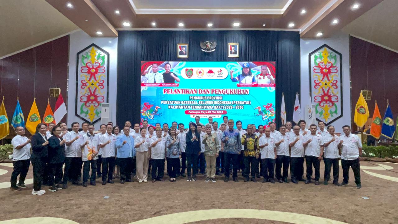 Pengurus PERGATSI Kalteng Periode 2026-2030 Resmi Dilantik, Kapolda Harapkan Bisa Semakin Maju dan Lahirkan Atlet Berprestasi
