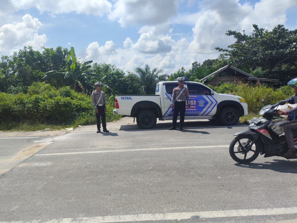 Antisipasi Balap Liar, Satlantas Polres Katingan laksanakan patroli ke titik-titik lokasi rawan balap liar.