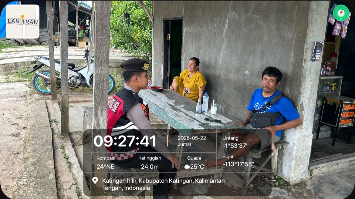 Patroli Pagi, Personel Samapta Polres Katingan Sasar Titik Rawan Tindak Pidana.