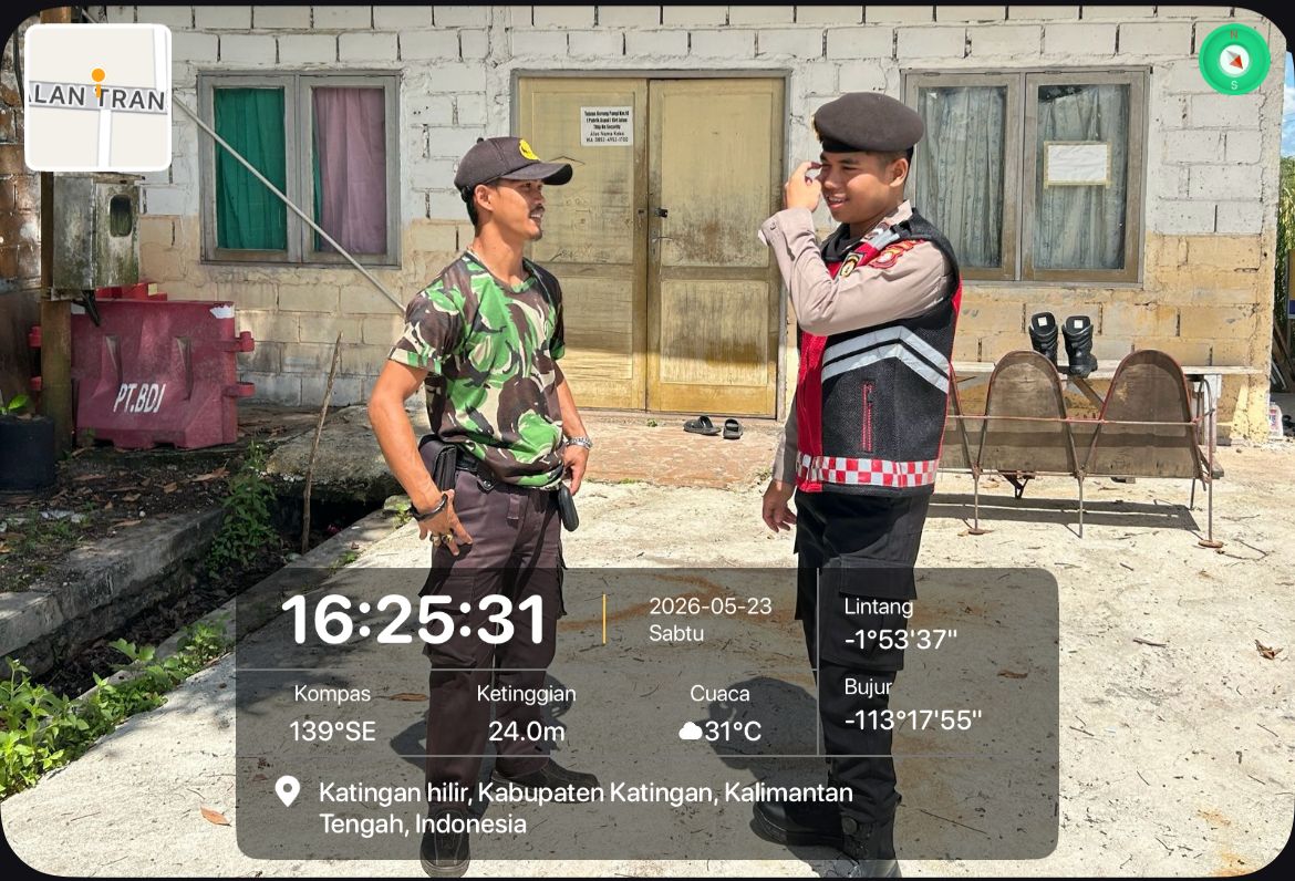 Personel Samapta Laksanakan Patroli Siang, Antisipasi Gangguan Kamtibmas.