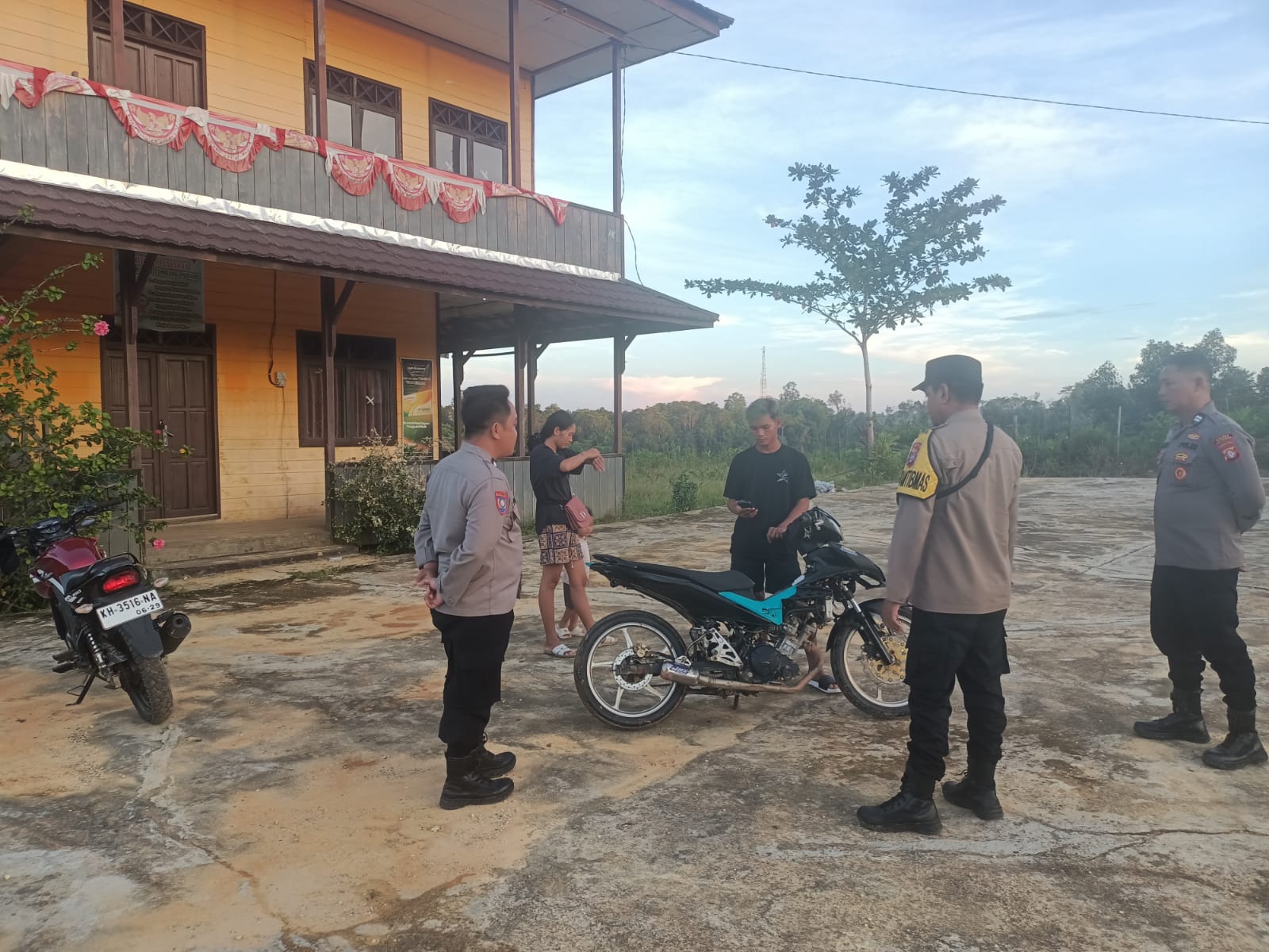 Jaga Kenyamanan Warga, Polsek Marikit Tindak Penggunaan Knalpot Brong