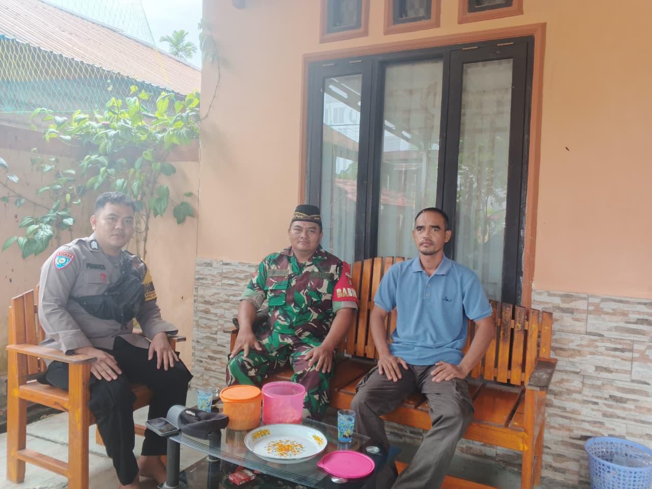 Perkuat Kamtibmas, Polsek Katingan Tengah Sambangi Warga