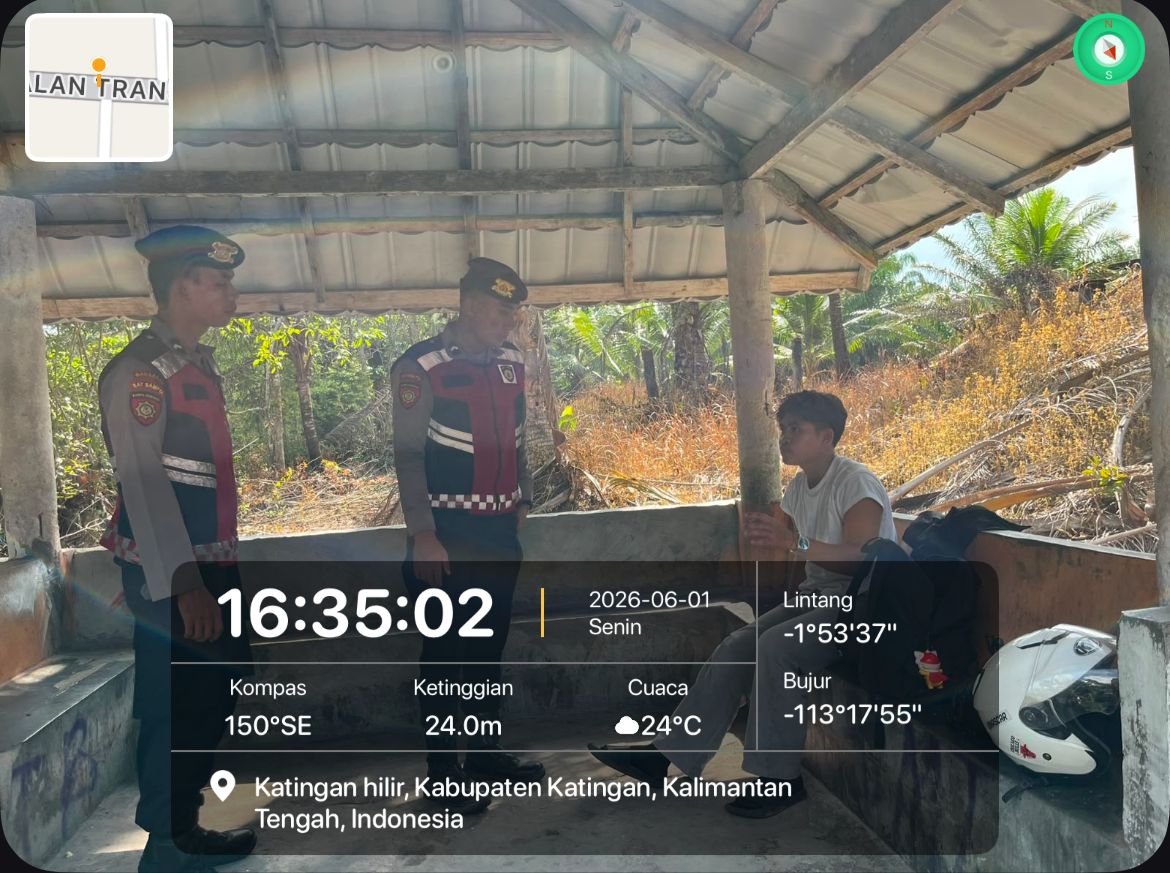Personel Samapta Laksanakan Patroli Siang, Antisipasi Gangguan Kamtibmas.