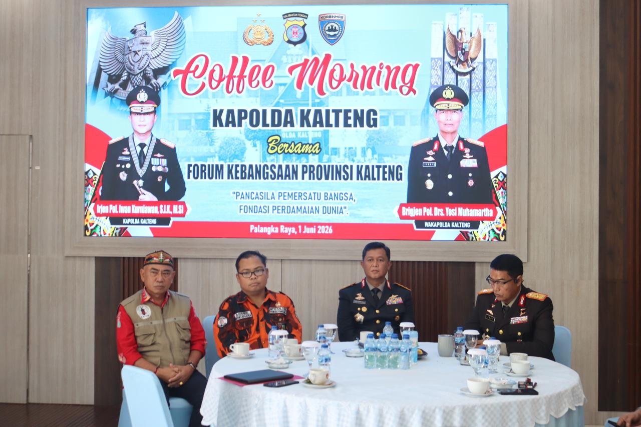 Peringati Hari Lahir Pancasila, Polda Kalteng Perkuat Silaturahmi Bersama Forum Kebangsaan