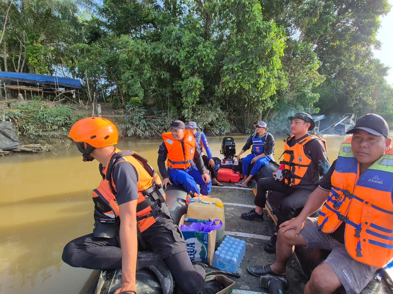 Hari Ketiga Pencarian, Tim Gabungan Perluas Penyisiran Dua Anggota Polres Katingan yang Hilang