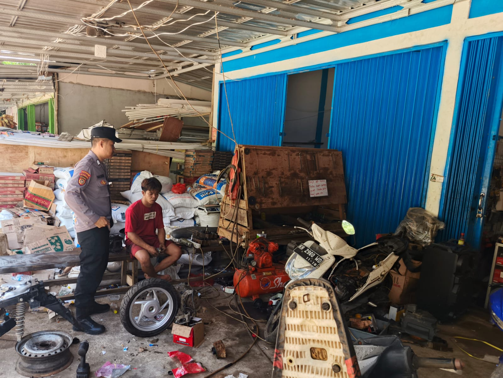 Gandeng Pelaku Usaha Otomotif, Polsek Delang Perkuat Sinergi Wujudkan Kamtibmas Kondusif