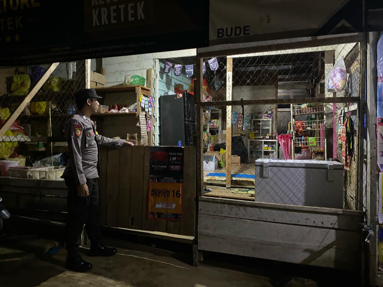 Polsek Delang Intensifkan Monitoring Wilayah pada Jam Rawan Malam Hari
