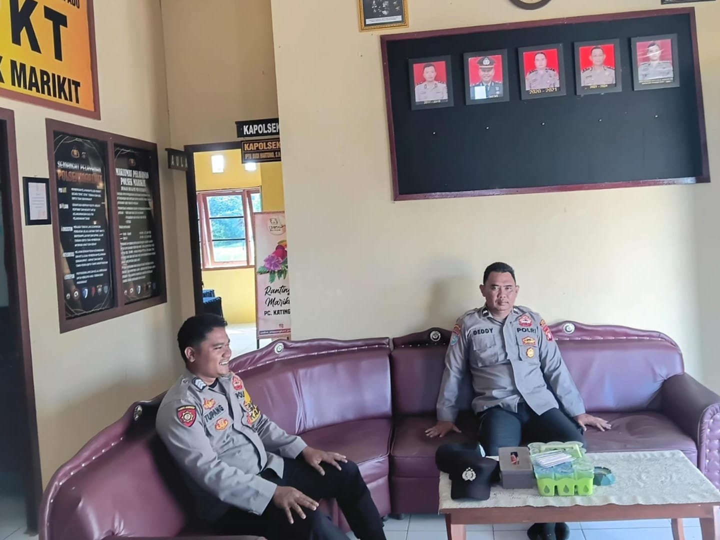 WASDAL DAN WASINTERNAL, POLSEK MARIKIT PASTIKAN PELAKSANAAN TUGAS PIKET MAKO SESUAI SOP
