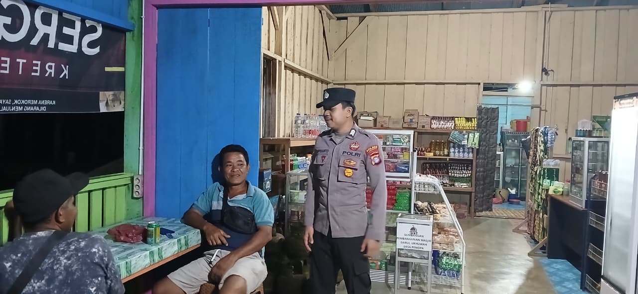 Polsek Lamandau Pererat Kemitraan Melalui Kegiatan Sambang kepada Masyarakat