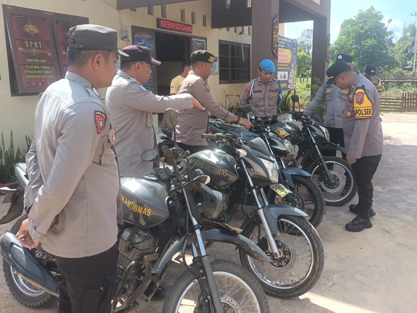 Wujud Pengawasan Melekat: Polsek Marikit Gelar Gaktibplin Rutin Cegah Pelanggaran Internal