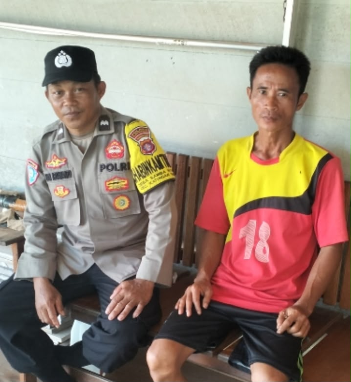 Polsek Katingan Tengah Sambang Kamtibmas