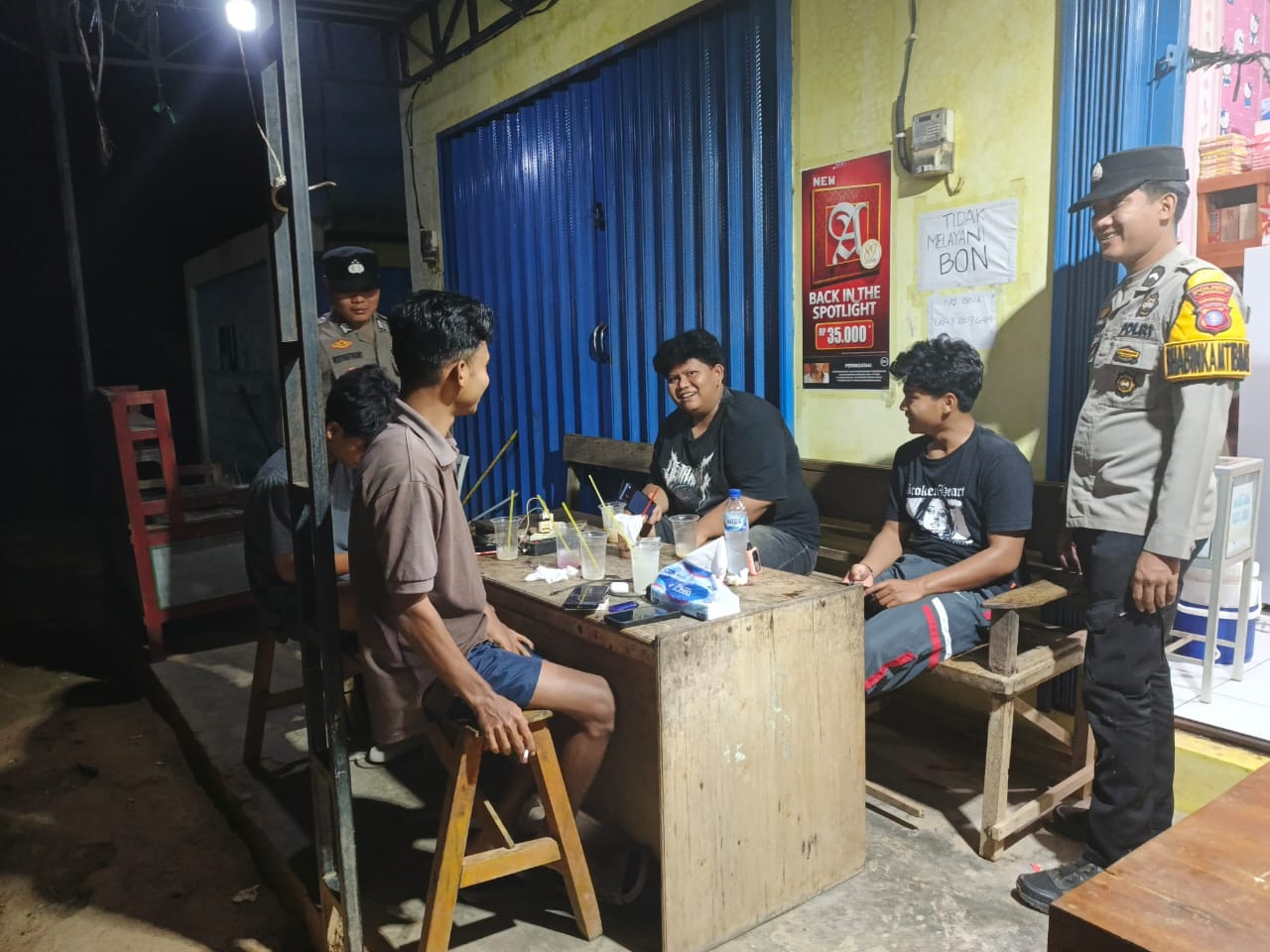 Polsek Lamandau Sambangi Pemuda, Ajak Berperan Aktif Jaga Kamtibmas