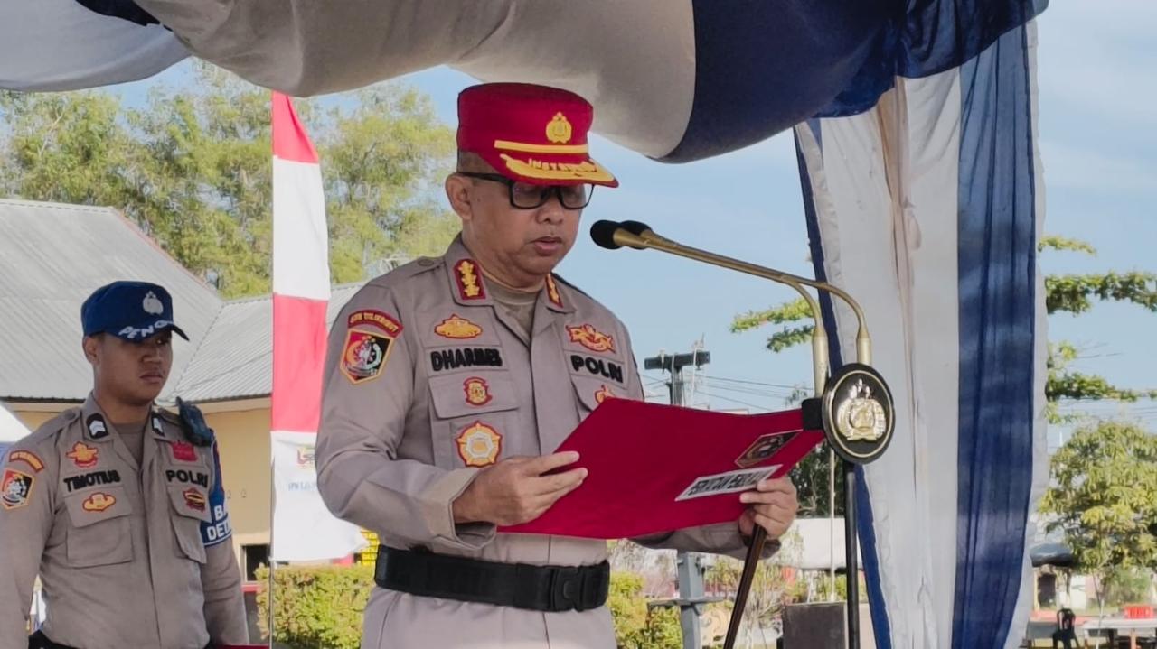 137 Siswa Diktuk Bintara Berkemampuan SPKT Ikuti Pembinaan Tradisi di SPN Polda Kalteng