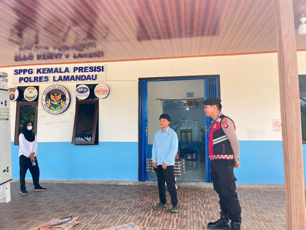 Sat Samapta Polres Lamandau Kawal Langsung Distribusi SPPG, Pastikan Berjalan Aman dan Lancar