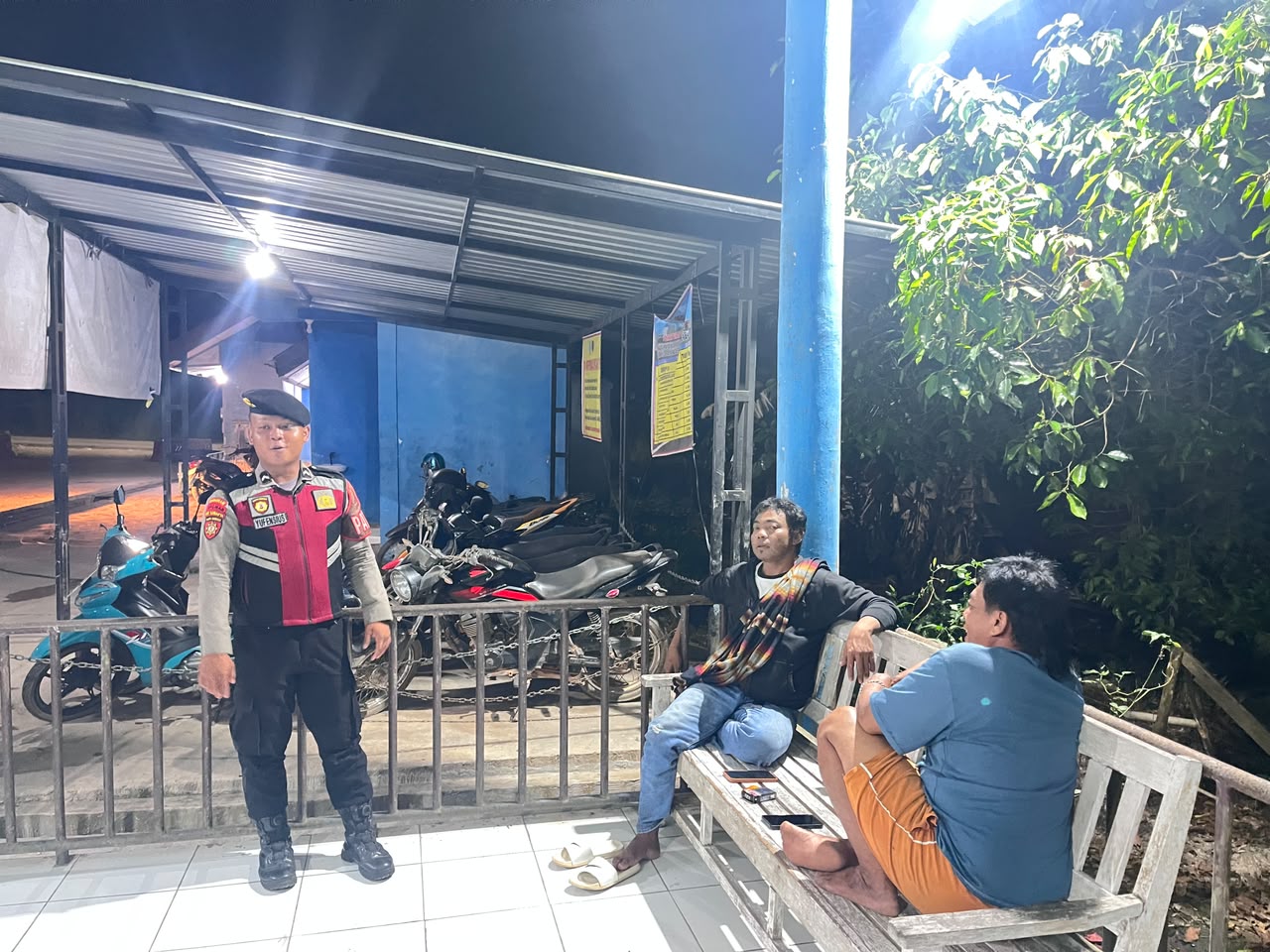 Sat Samapta Polres Lamandau Monitoring Terminal, Pastikan Aktivitas Masyarakat Berjalan Aman