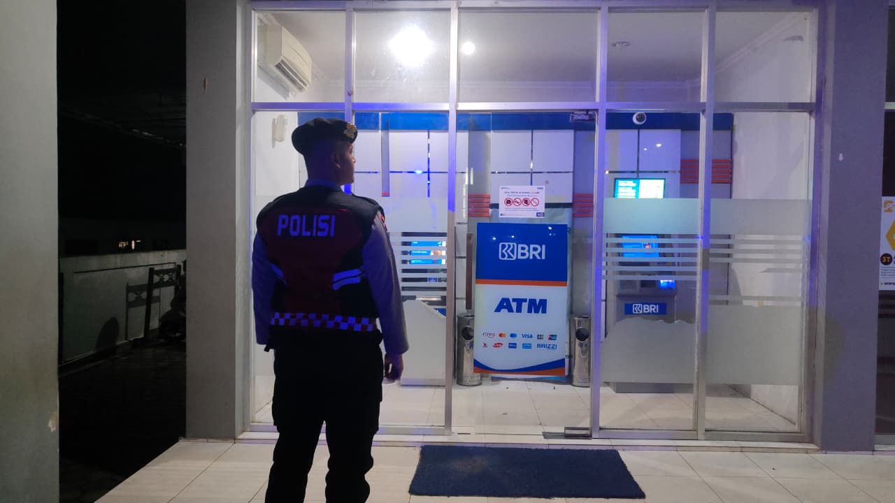 Sat Samapta Polres Lamandau Tingkatkan Patroli ATM pada Malam Hari
