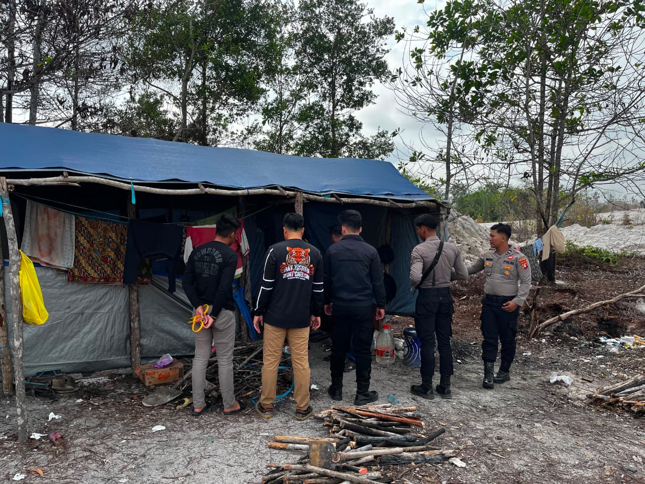 Respons Cepat Laporan Warga, Pamapta III SPKT Polres Katingan Datangi TKP Dugaan Penganiayaan