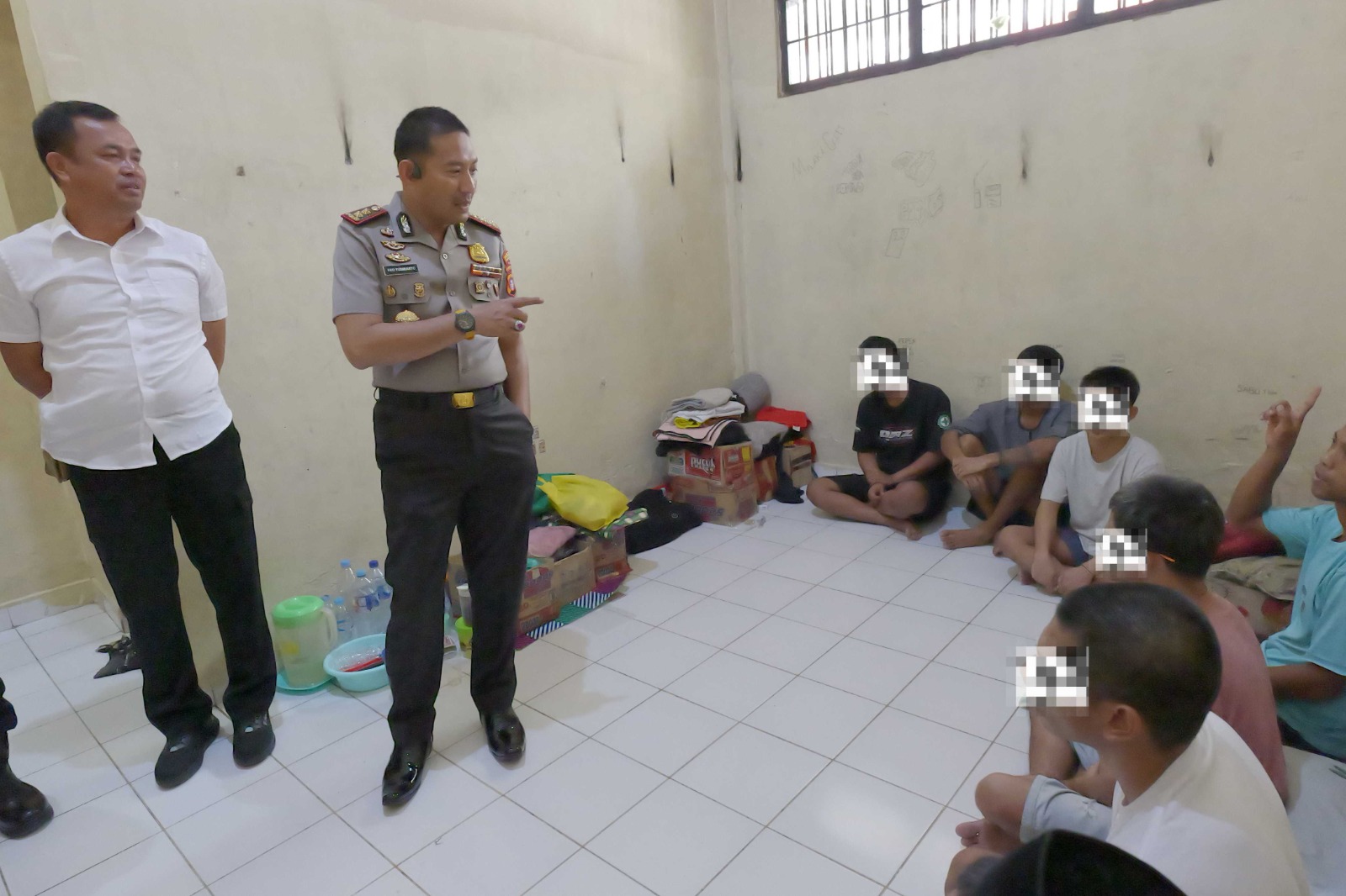 Kapolres Lamandau Cek Ruang Tahanan, Pastikan Keamanan dan Kondisi Tahanan