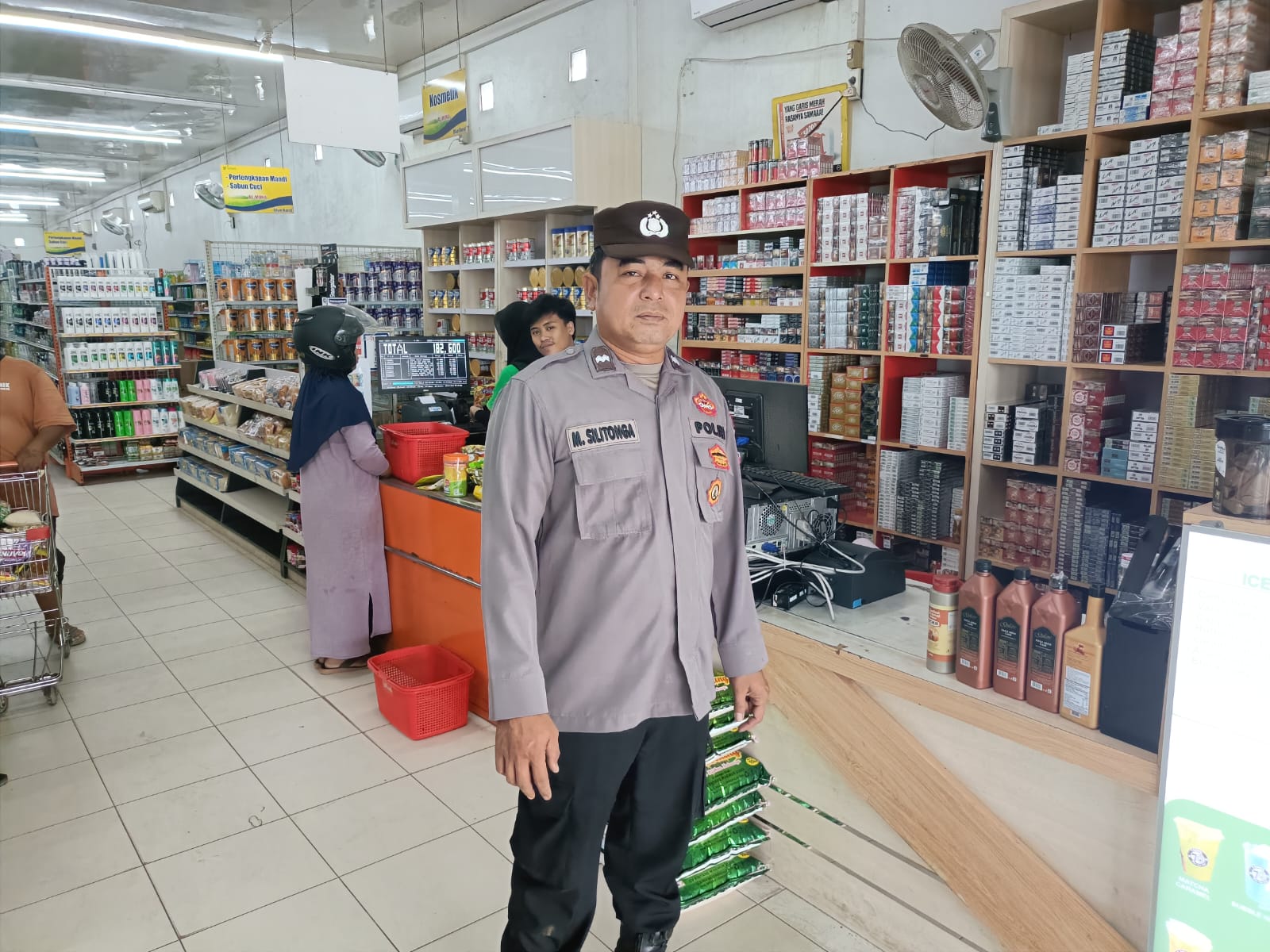 Polsek Bulik Tingkatkan Patroli di Kawasan Pertokoan, Jaga Kamtibmas Tetap Kondusif