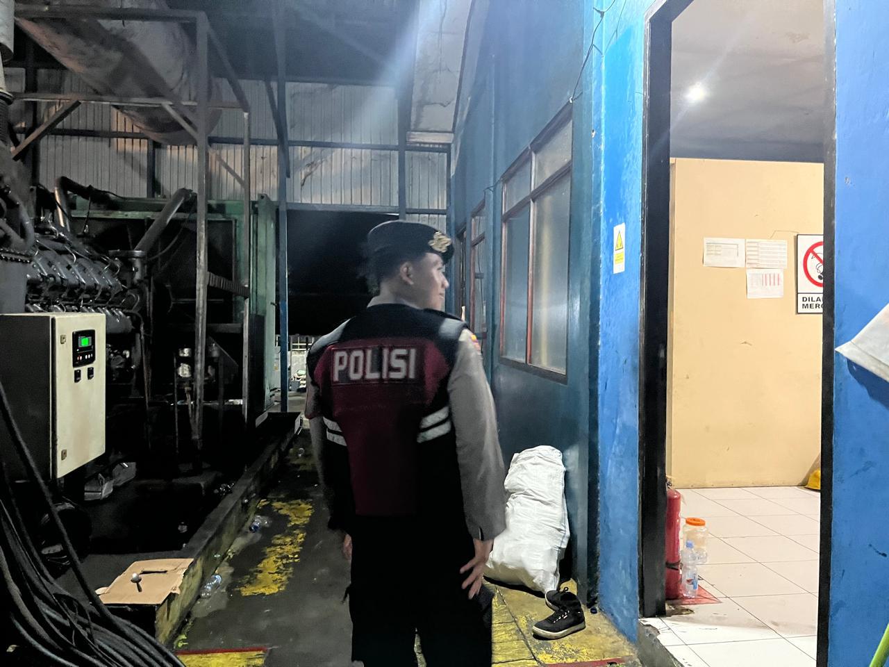 Sat Samapta Polres Lamandau Patroli ke Kantor PLN, Pastikan Keamanan Objek Vital