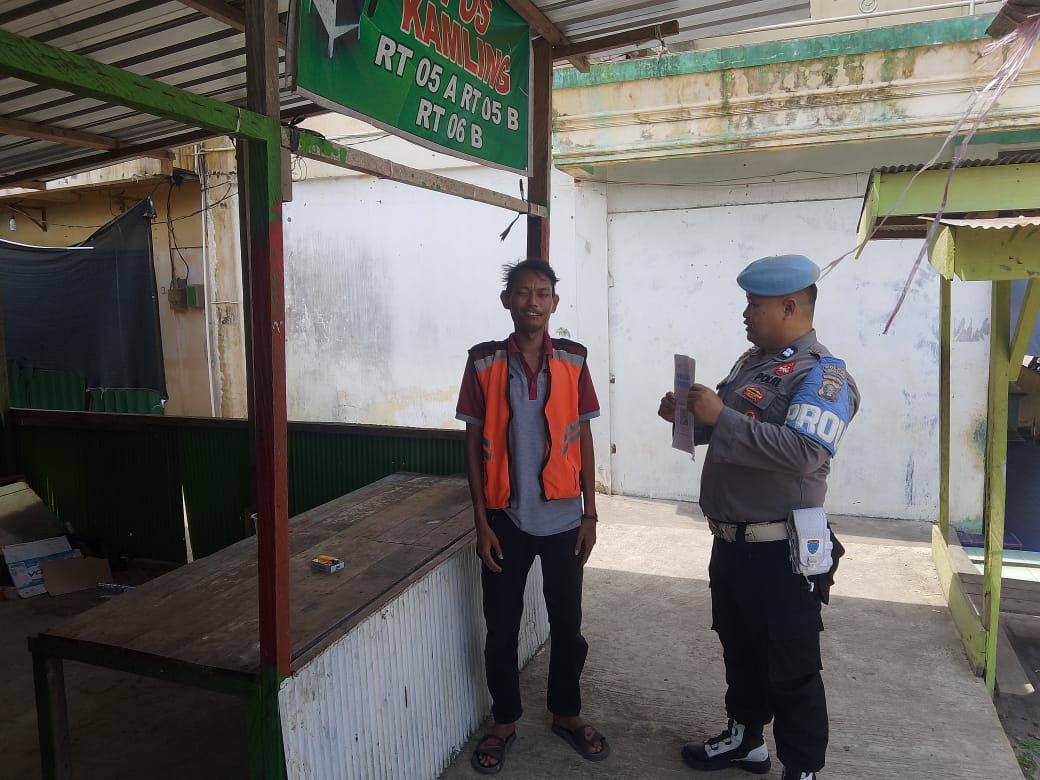 Polsek Bulik Berikan Imbauan Kamtibmas kepada Juru Parkir, Cegah Gangguan Keamanan