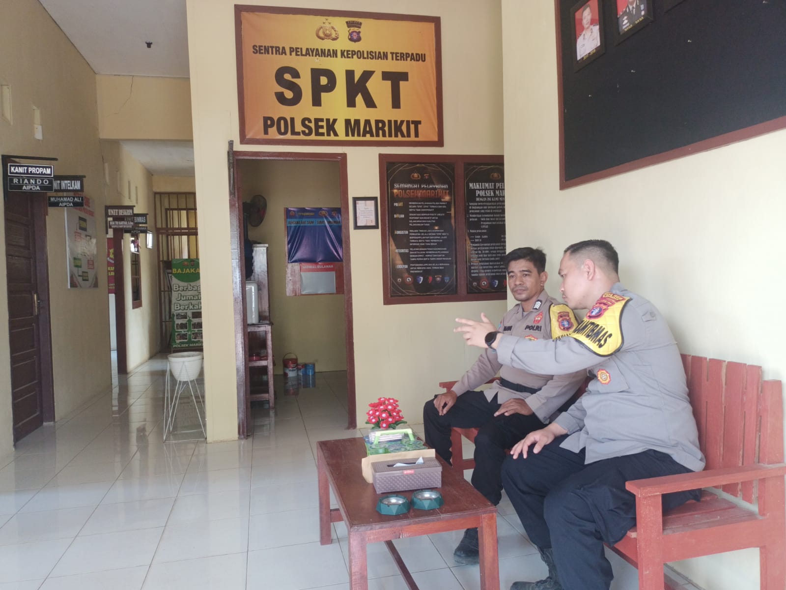 Kepercayaan Publik Adalah Arah, Polsek Marikit Perkuat Pelayanan Mako