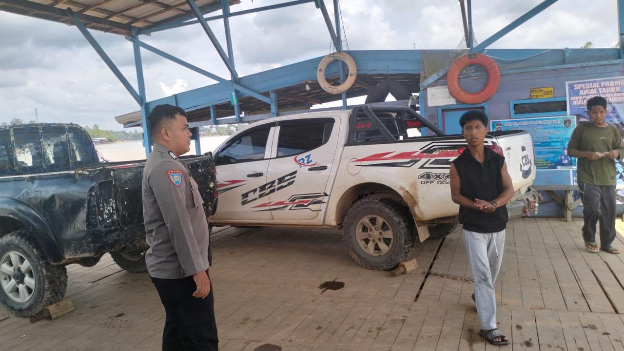 Perkuat Kamtibmas, Polsek Katingan Tengah Sambangi Warga