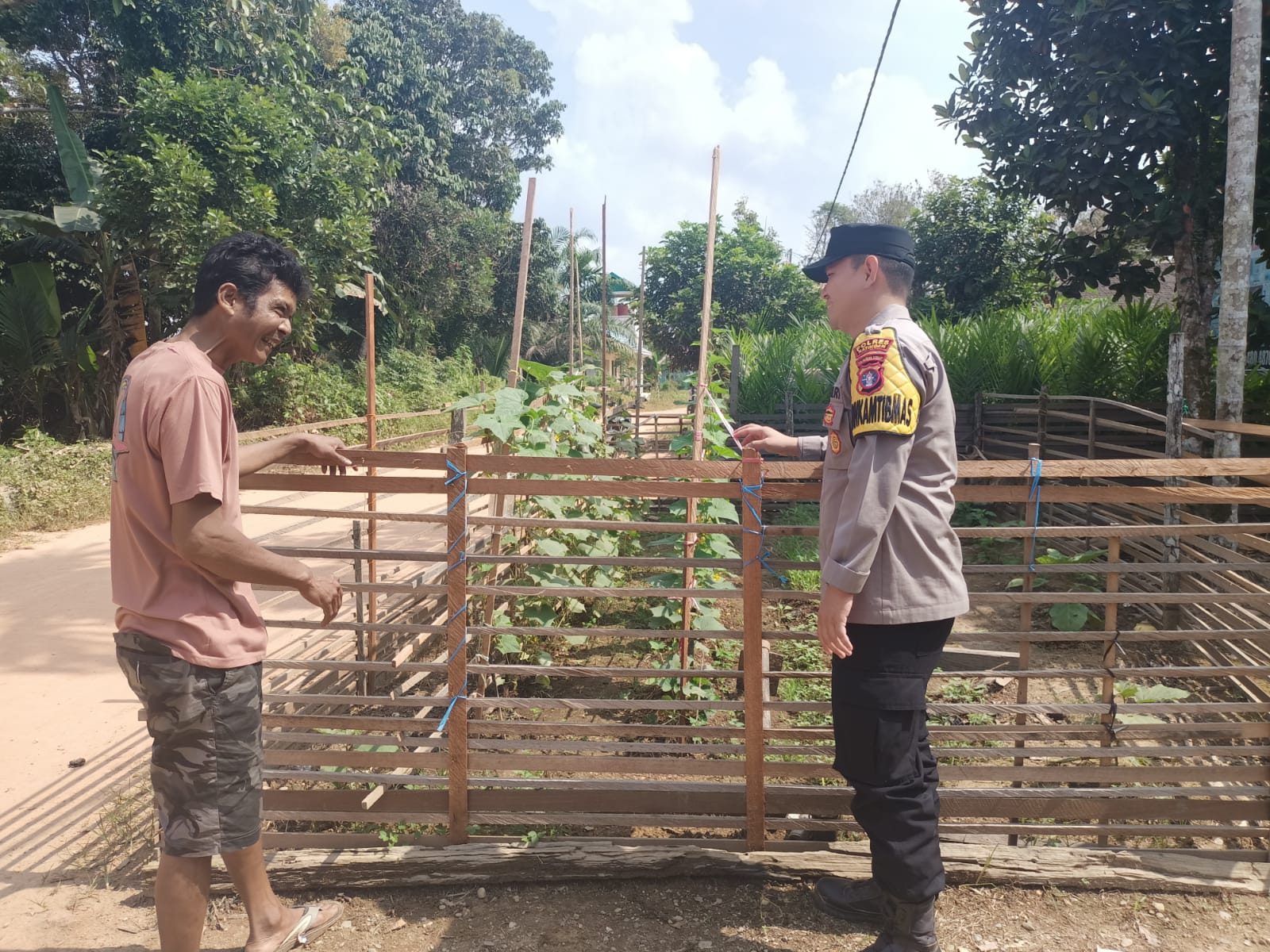 Polsek Marikit: Keamanan Terjaga, Lahan Pangan Pun Terpantau
