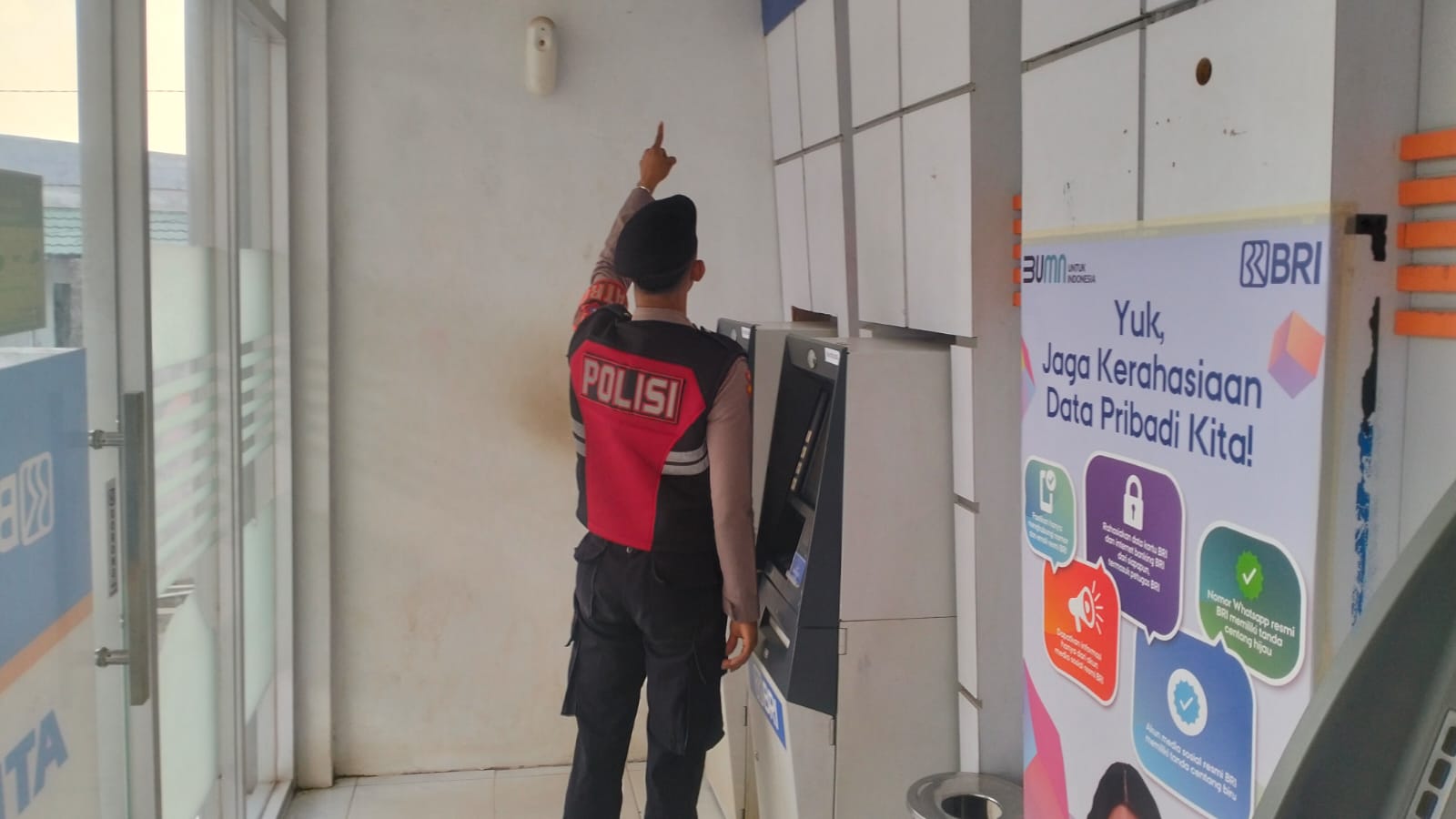 Sat Samapta Polres Lamandau Patroli Perbankan, Tingkatkan Kehadiran Polri