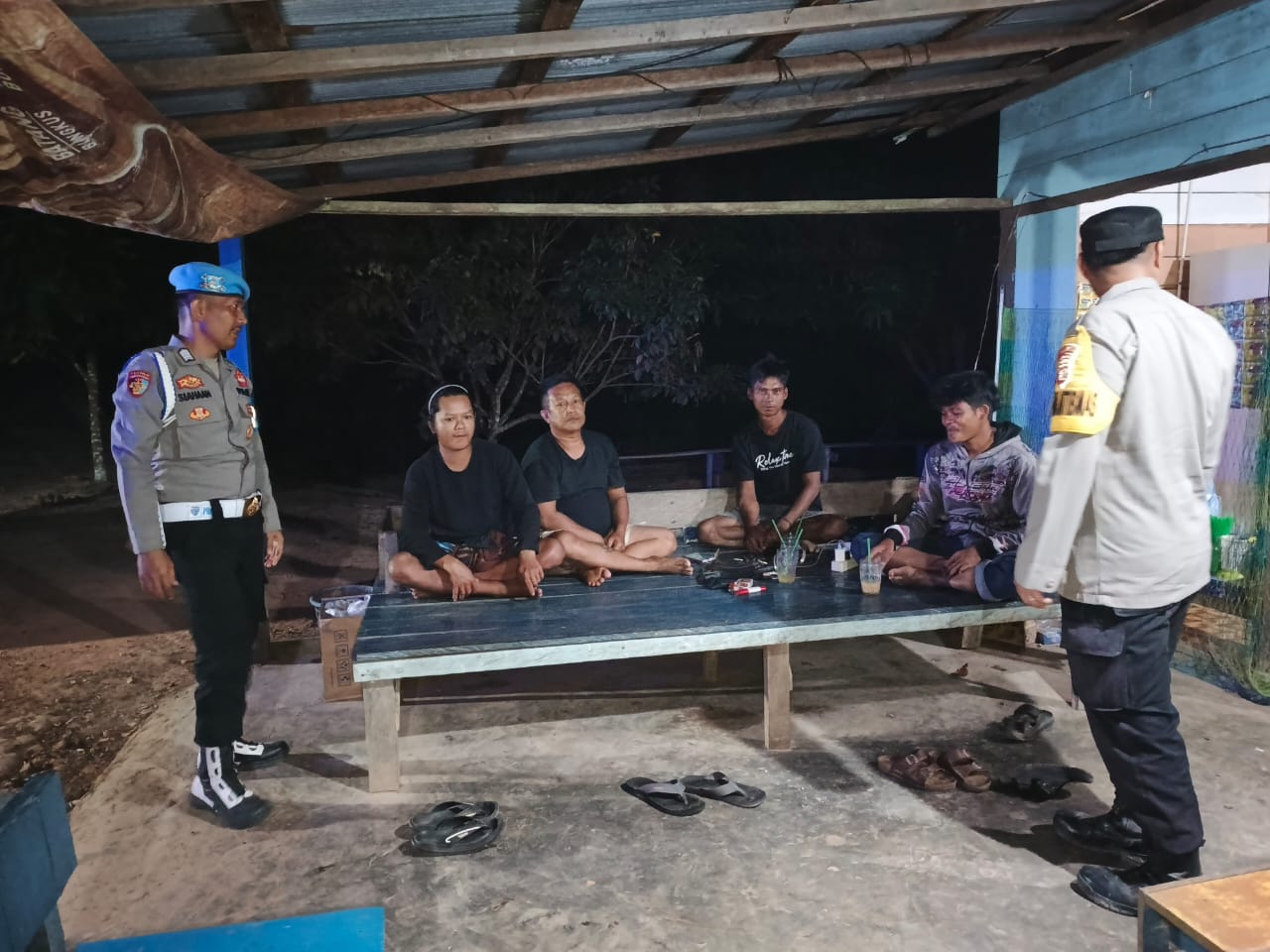 Polsek Lamandau Sapa Pemuda, Bangun Komunikasi dan Cegah Gangguan Kamtibmas