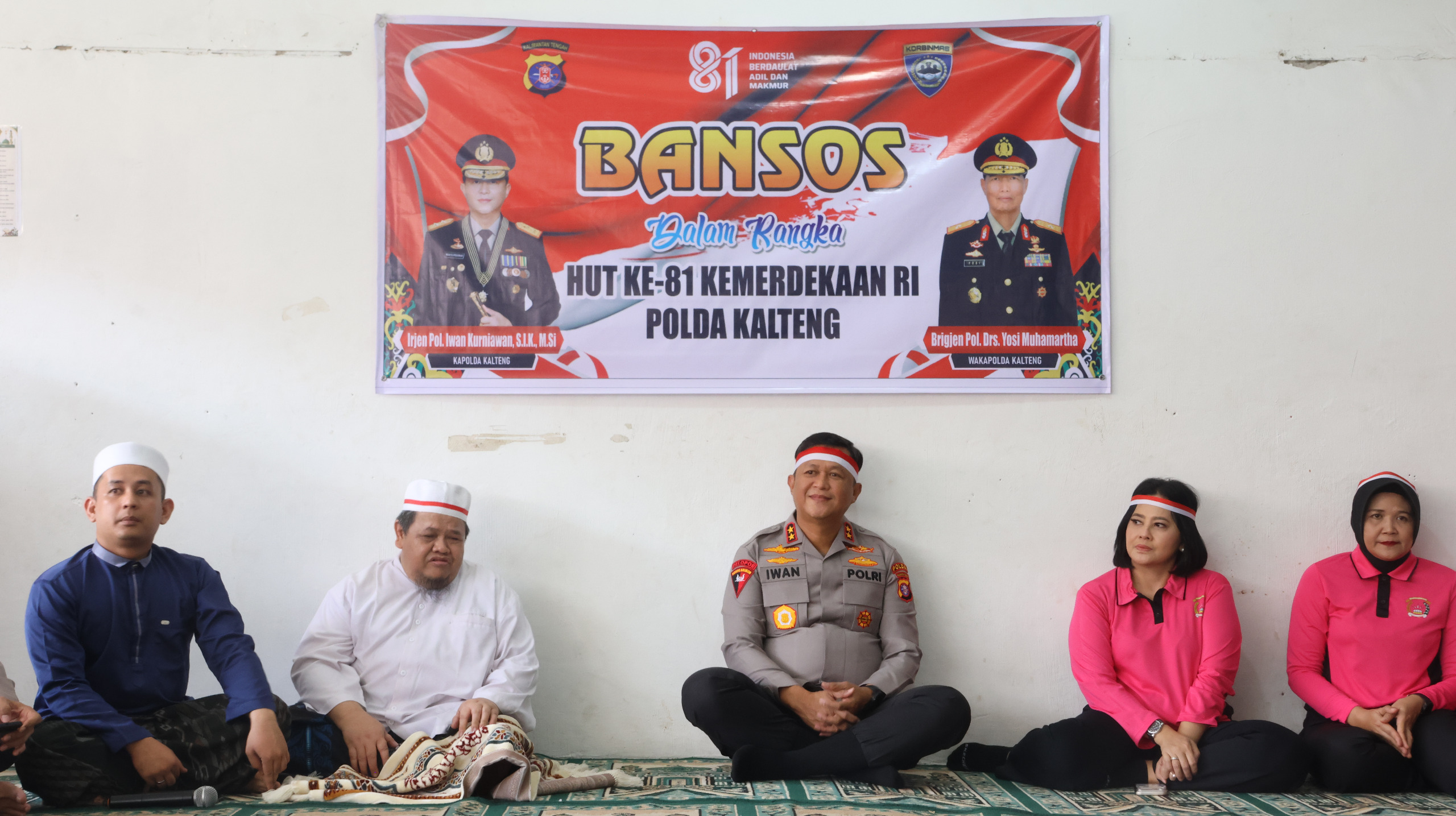 Songsong Hari Kemerdekaan RI ke-81, Polda Kalteng Bersama Bhayangkari Anjangsana ke Panti Asuhan di Palangka Raya