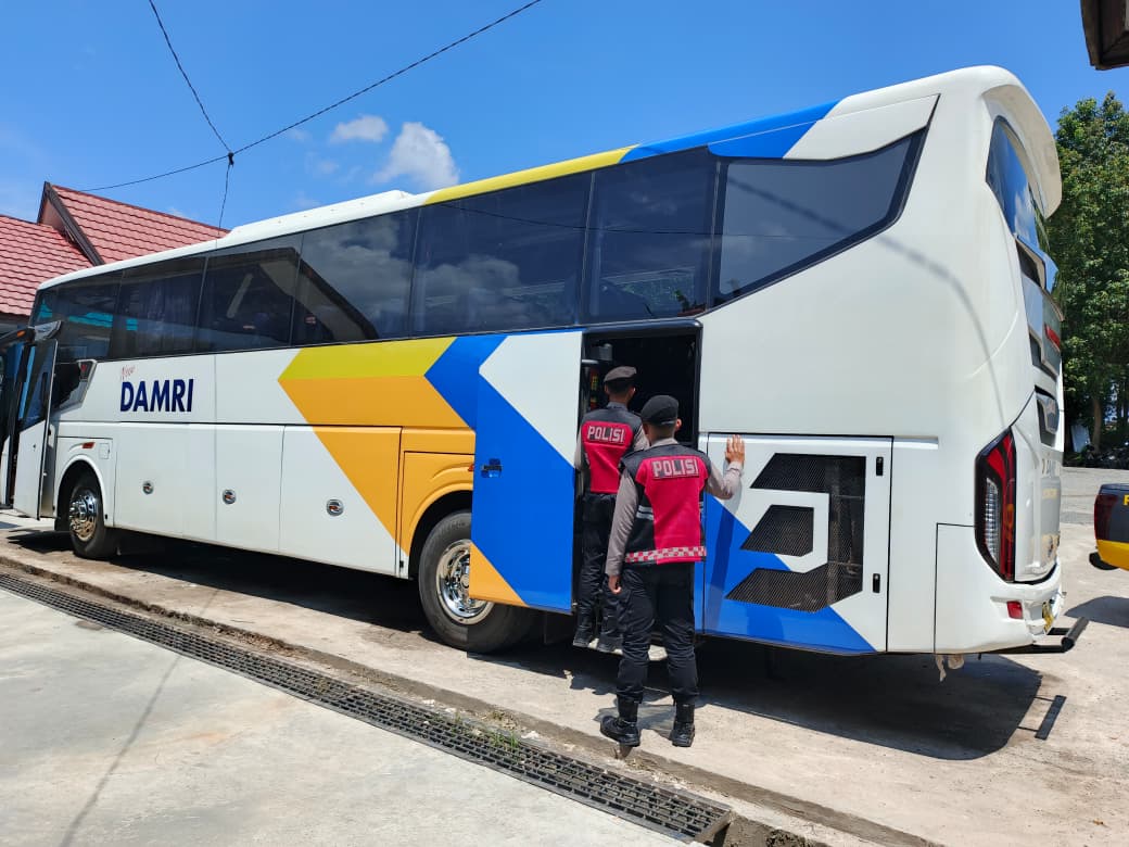 Sat Samapta Polres Lamandau Patroli Terminal, Pantau Aktivitas dan Antisipasi Gangguan Kamtibmas