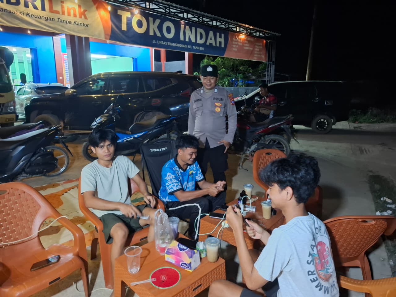 Polsek Lamandau Sambangi Pemuda, Perkuat Komunikasi dan Cegah Gangguan Kamtibmas