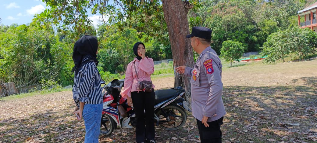 Polsek Lamandau Berikan Imbauan kepada Pengendara, Utamakan Keselamatan Berlalu Lintas