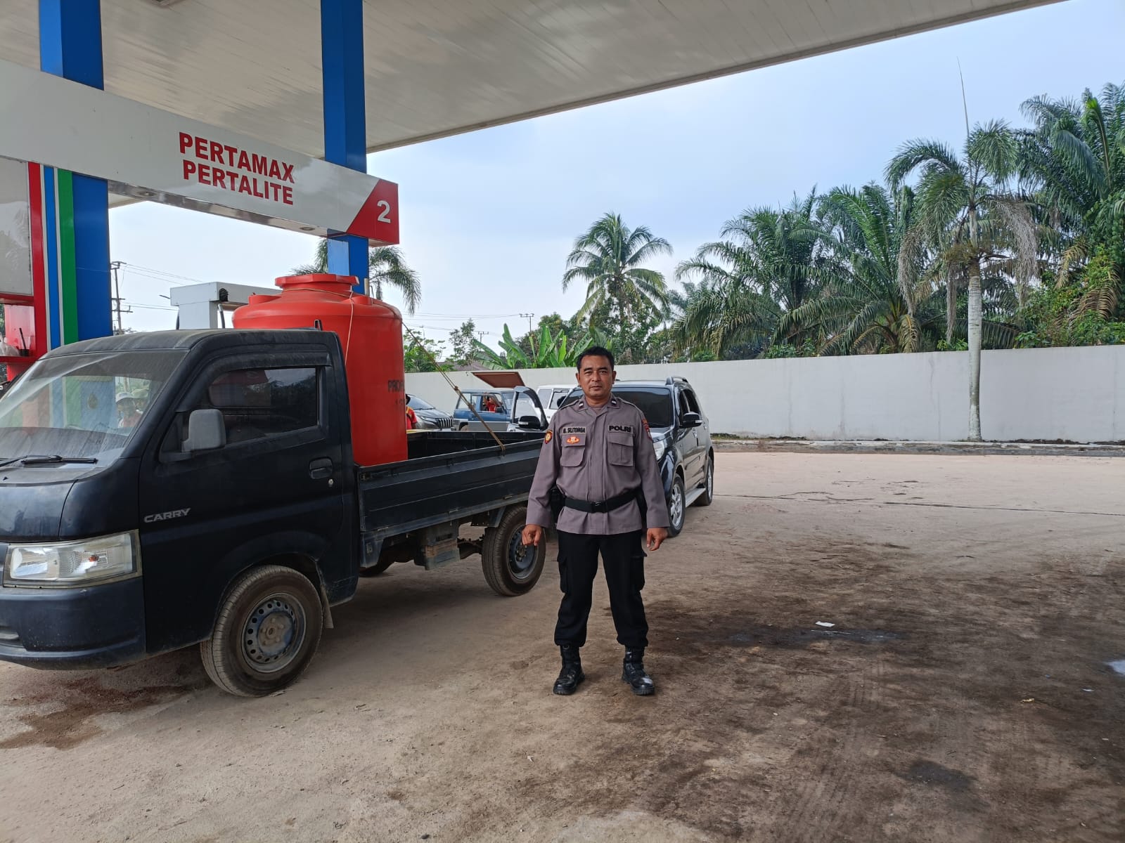 Polsek Bulik Patroli SPBU, Pantau Aktivitas dan Pastikan Operasional Sesuai SOP