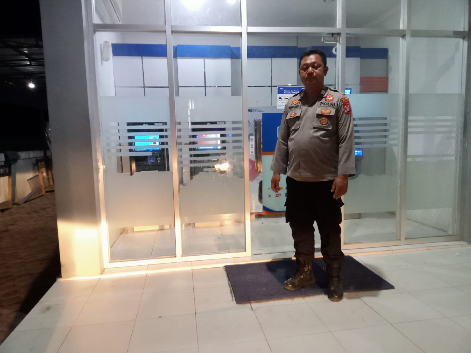 Polsek Bulik Patroli ATM, Antisipasi Gangguan Kamtibmas